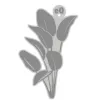 sello decorativo sobre relieve eq 17cms coleccion jardin botanico modelo 2517 0