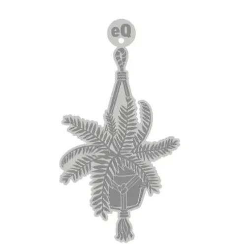 sello decorativo sobre relieve eq 17cms coleccion jardin botanico modelo 2518 0