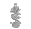 sello decorativo sobre relieve eq 17cms coleccion jardin botanico modelo 2516 0