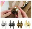 botones broches magneticos presion metalicos 14mms color oro viejo x5 sets 2