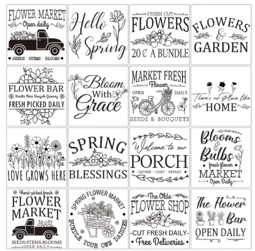 aplique transfer uv para superficies rigidas medida 15x15cms varios motivos jardin por unidad 0