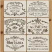 stencil plantilla 20x15cms modelo vintage carteles 6 modelos diferentes por unidad 2