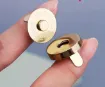 botones broches magneticos presion metalicos 14mms color oro viejo x5 sets 4