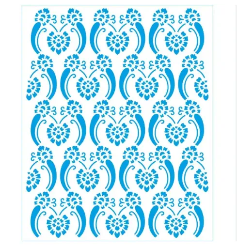 stencil marca litoarte 17 x 21 cm cod stm 742 textura estampa 0