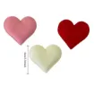aplique parche fieltro doble cara modelo corazon 65mms varios colores 1