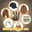gancho metal perchita mini medida 35x25x5mms tornillo color bronce por unidad 4