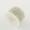 cadena strass fondo base plateada 3 5mms ss12 por 9 metros 0