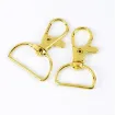 broche mosqueton para llavero mediano 40x25mms dorado por 5 unidades 1