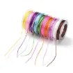 tanza elastica elastizada 0 5mms espesor set 10 rollos 9mts colores surtidos 0
