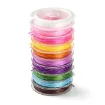 tanza elastica elastizada 0 5mms espesor set 10 rollos 9mts colores surtidos 1
