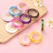 tanza elastica elastizada 0 5mms espesor set 10 rollos 9mts varios colores por unidad 4