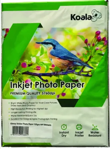 papel fotografico mate koala matt photo paper a4 180grs por 20 unidades 0
