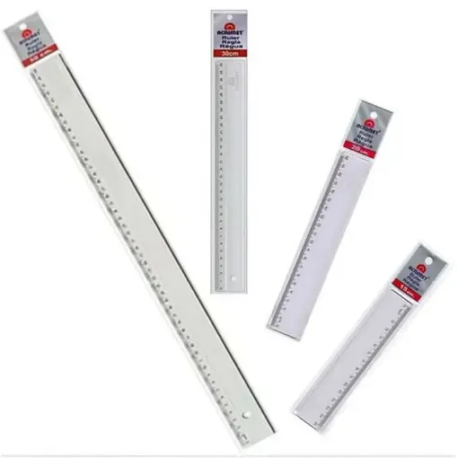 regla acrilico cristal acrimet medida 20cms transparente 0