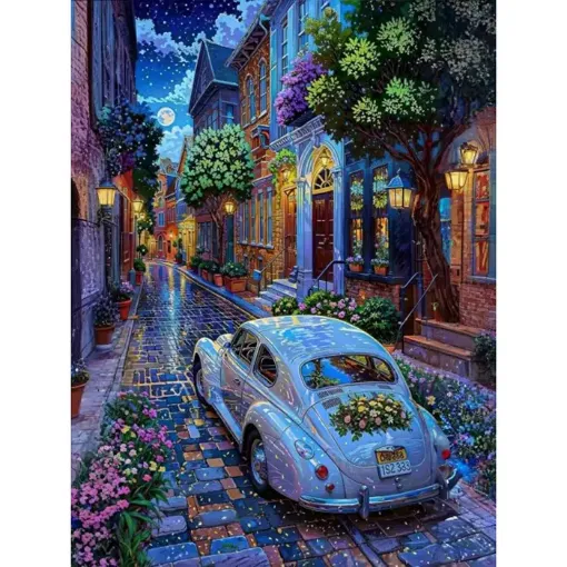 pintura diamantes 5d bastidor 40x50cms motivo beetle 0