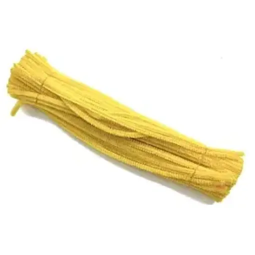 chenil limpia pipas colores 300x6mms paquete x100 unidades color amarillo 0