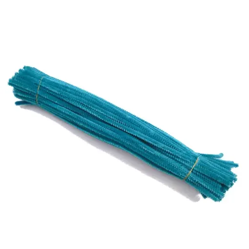 chenil limpia pipas colores 300x6mms paquete x100 unidades color turquesa 0
