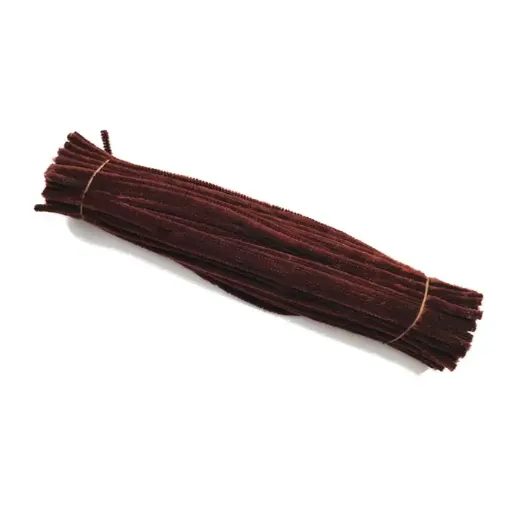 chenil limpia pipas colores 300x6mms paquete x100 unidades color marron coco 0