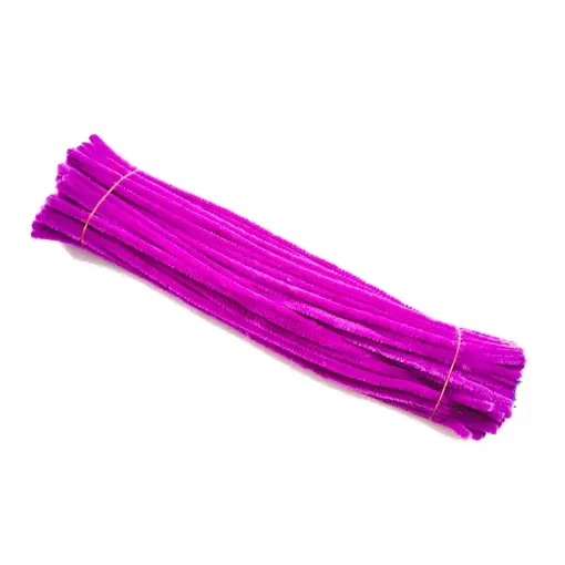 chenil limpia pipas colores 300x6mms paquete x100 unidades color magenta 0
