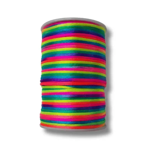 cordon seda cola raton 2mms por 90mts color multicolor 0
