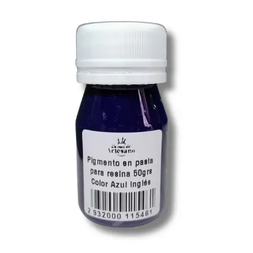pigmento pasta para resina color azul ingles pote 50grs 0