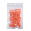 cuentas abalorios para bijouterie acrilico estrella 10x4mms x100 unidades color celeste 1