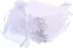 bolsa organza colores 15x10cms por 100 unidades color blanco 0