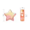 cuentas abalorios para bijouterie acrilico estrella 10x4mms x100 unidades color rojo 4