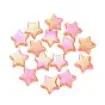 cuentas abalorios para bijouterie acrilico estrella 10x4mms x100 unidades color rojo 6