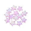 cuentas abalorios para bijouterie acrilico estrella 10x4mms x100 unidades color rosado 6