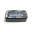 almohadilla tinta al aceite para sellos ink pad abc para scrapbooking 95x55x22mms color azul marino 0