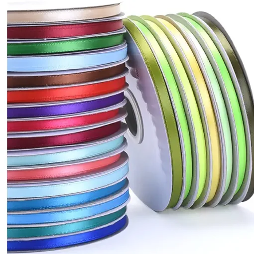 cinta raso doble faz satinada no 0 3mm por 100mts variedad colores 0