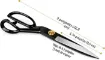 tijera sastre acero inoxidable medida 9 22 5cms tailor scissors caja 0