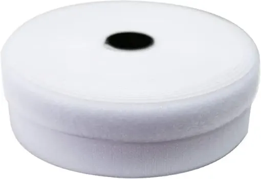 velcro con adhesivo 20mms ancho felp pin color blanco rollo 25 mts 0