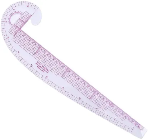 regla acrilico flexible multifuncional para realizar patrones costura nro 6501 french curve ruler 0