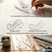 set 5 reglas acrilico flexible multifuncionales curvas francesas para realizar patrones costura 2