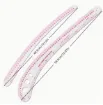 regla acrilico flexible multifuncional para realizar patrones costura curva nro 6346 medida 49x6cms 1