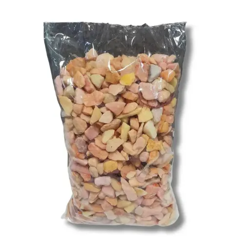 marmolina gruesa bolsa 500grs color naranja 0