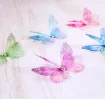 aplique mariposa organza medida 50x35mms set x20 unidades multicolor 2