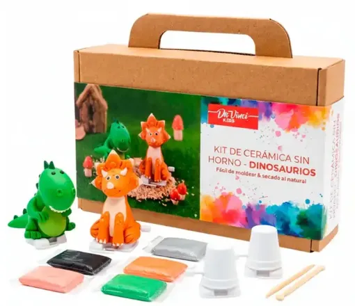 kit para modelado ceramica davinci modelo dinosaurios 0