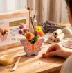 kit para modelado ceramica davinci modelo florero mariposa 2