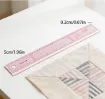 regla acrilico flexible multifuncional para realizar patrones costura nro b 22 cuadricula 55x5cms 4