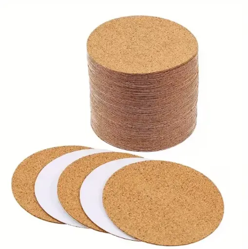 posavasos corcho adhesivo medida 80x1mm por 10 unidades 0
