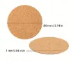 posavasos corcho adhesivo medida 80x1mm por 10 unidades 1