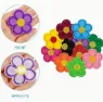 Imagen de Aplique parche bordado termoadhesivo para tela modelo Flor de 55mms varios colores por Unidad