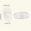 almohadillas antideslizantes para lentes gafas 14x7mms x50 unidades 25 pares 4