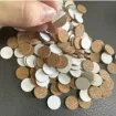 etiquetas adhesivas corcho circular medida 15x2mms por 50 unidades 3