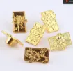 set 6 cabezales sellos metalicos para estampar cera x6 motivos diferentes 1