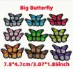aplique parche bordado termoadhesivo para tela modelos mariposas 4 5cms por unidad varios colores 4
