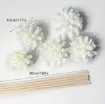 varilla ratan difusoras 20cms flor 4 5cms blanca para hornito esencias set x10 varas 2