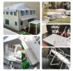 varillas plastico abs huecas forma cuadrada medida set x8 unidades 25cms medidas 3 6mms 2